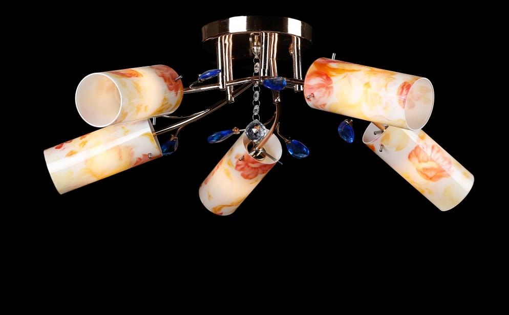 Люстра с плафонами Ray L8512A/5 BL (30113657)