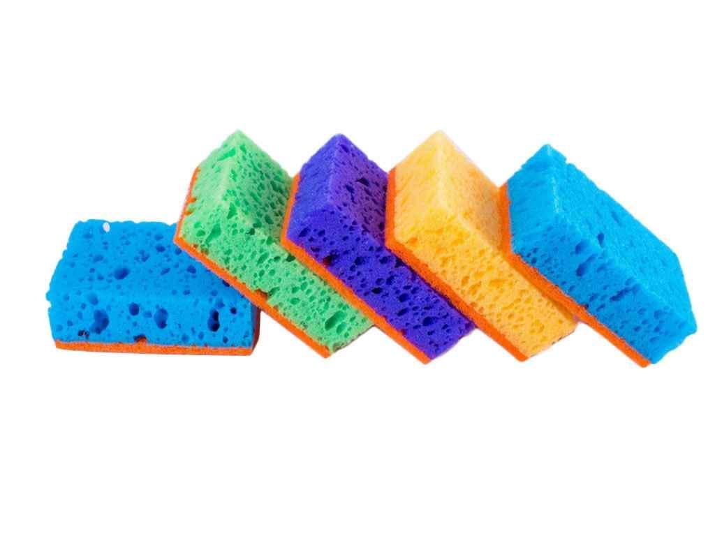 Губки для мытья посуды Удобные Мелочи Супер Пена 10 шт. (584926)