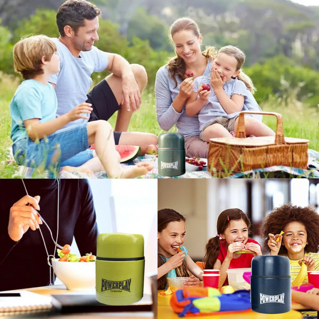 Термос пищевой PowerPlay 9003 700 мл Зеленый - фото 4 Термос пищевой PowerPlay 9003 700 мл Зеленый - фото 4