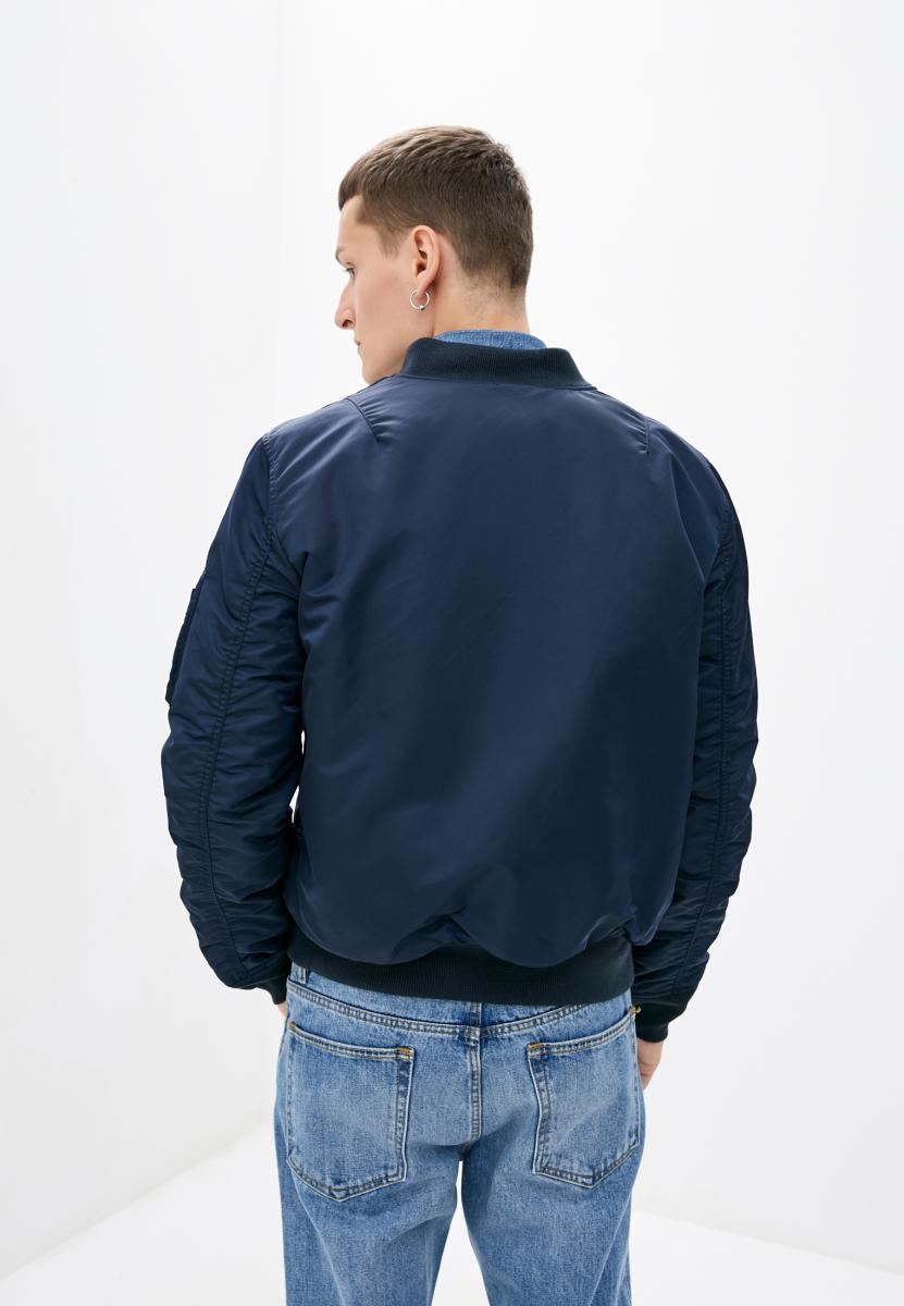 Куртка-бомбер Airboss MA-1 Flight Jacket M Синий (28672) - фото 4