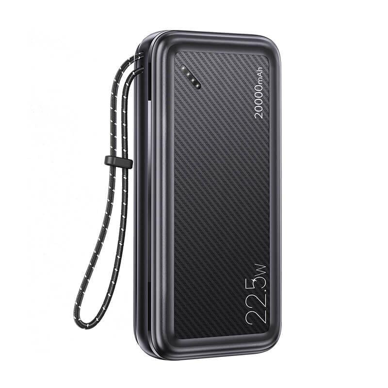 Повербанк Usams Lanya 20000 mAh US-CD168 PB60 2USB/1Type-C 22,5W/3A PD/QC Black (538431)