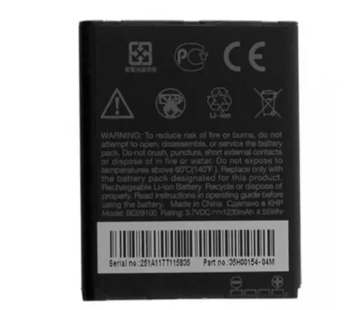Аккумуляторная батарея Энерго HTC A310/A510 Wildfire S 1320 mAh (000020716)