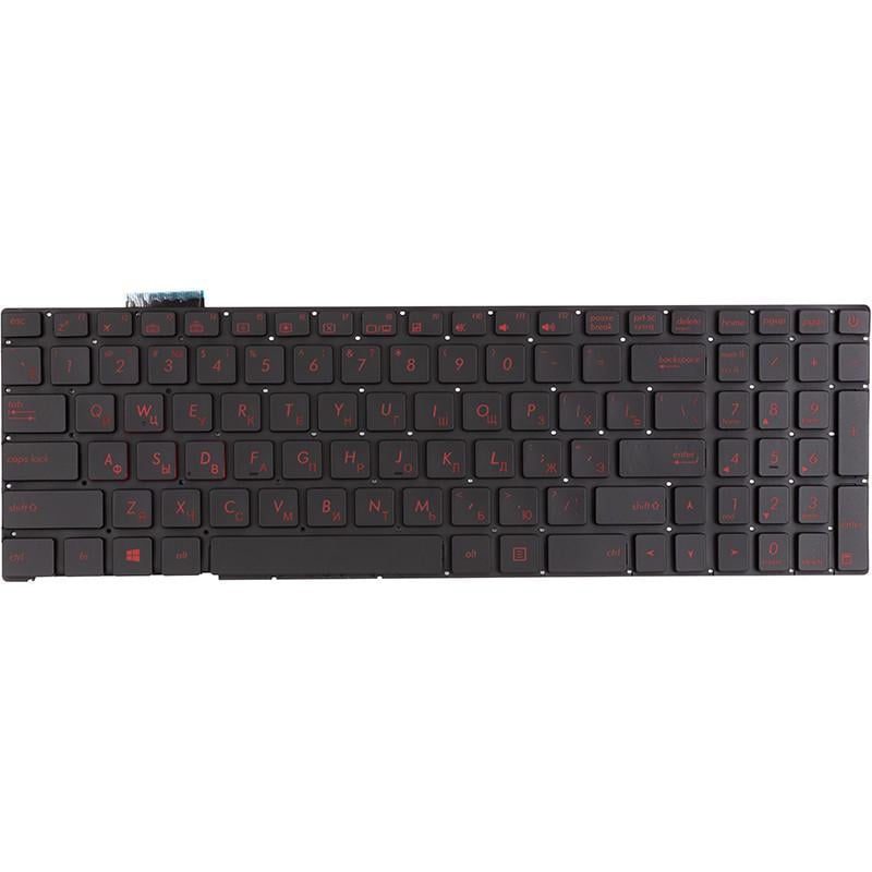 Клавиатура Power для ноутбука ASUS ROG G551 без фрейма подсветка Черный