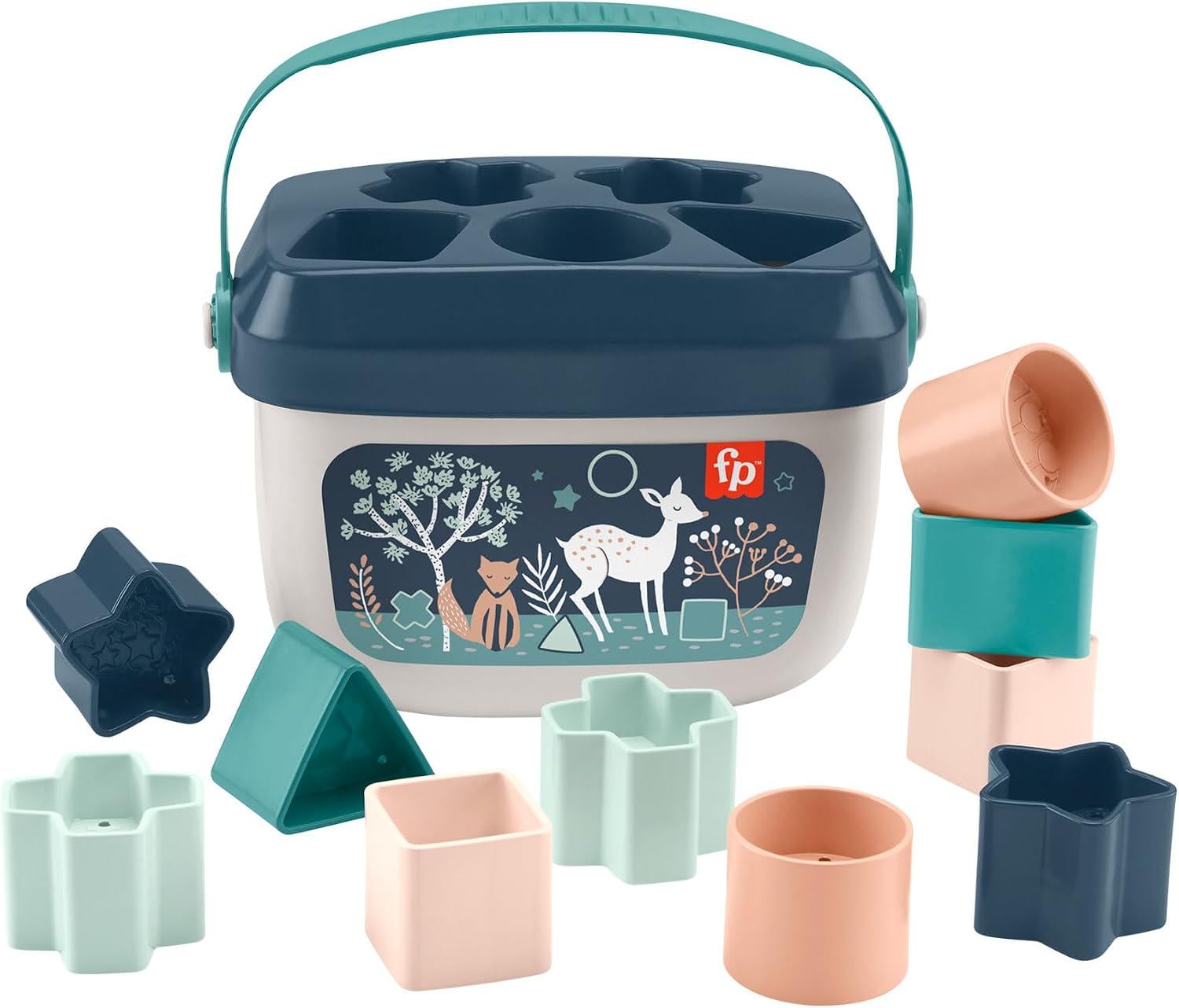Сортер для малышей Fisher-Price Baby's First Blocks Navy Fawn от 6 месяцев (SKU-346)