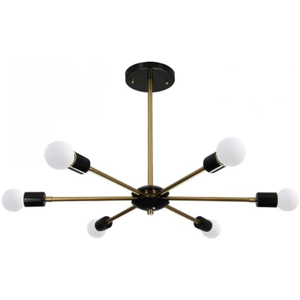 Люстра American Minimalist Copper 6 Lights (PL-0001312 M/BRASS)