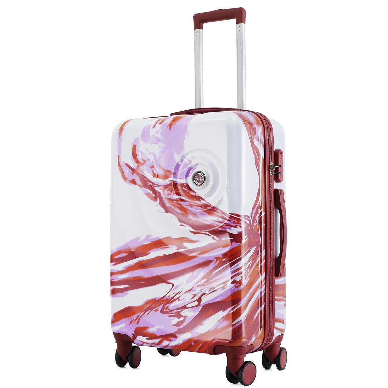 Чемодан SEMI LINE 24" M White/Red Print (T5654-2)