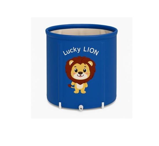 Ванна для горячей и холодной воды 80х70 см. Синий (33426)