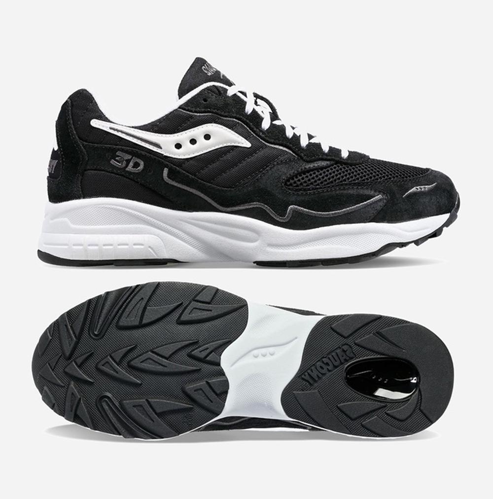 Кроссовки Saucony 3D GRID Hurricane р. 40,5 25,5 см Black/White (S70699-2-40.5) - фото 6 Кроссовки Saucony 3D GRID Hurricane р. 40,5 25,5 см Black/White (S70699-2-40.5) - фото 6