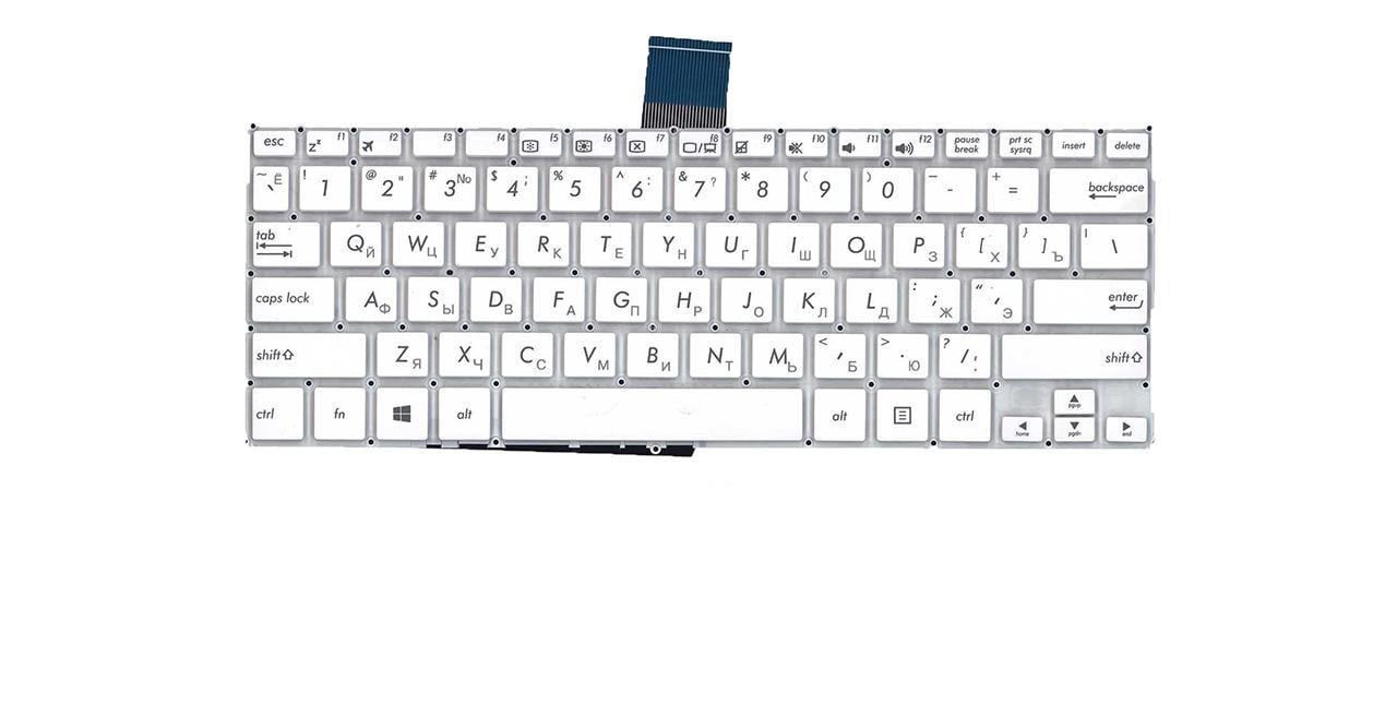 Клавиатура для ноутбука Asus X200 X200CA матовая (0KNB0-1130RU00) - фото 1