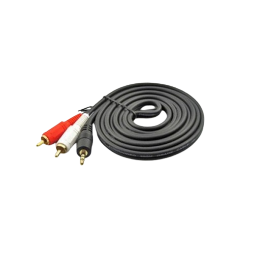 Кабель Value AUX Audio 3,5 мм RCAx2 M/M 5 м Черный (B00080)