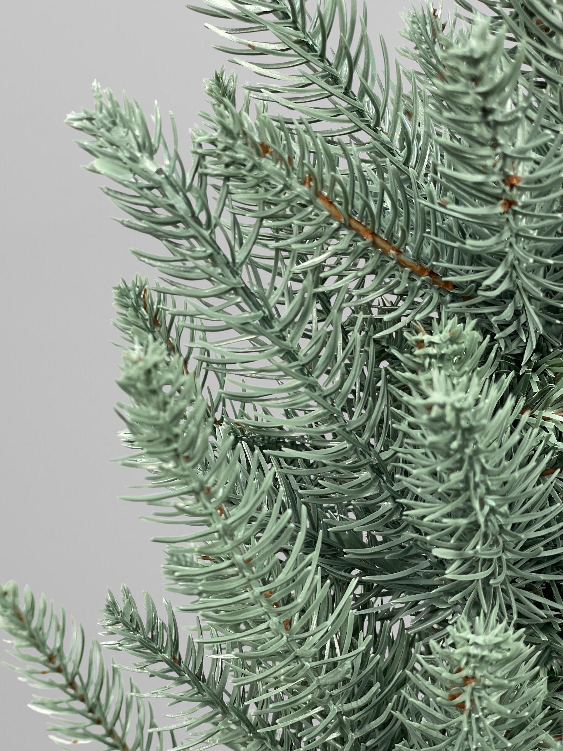 Искусственная елка литая Classic в горшке с мешковиной 50 см Голубой (Н01009) - фото 8 Искусственная елка литая Classic в горшке с мешковиной 50 см Голубой (Н01009) - фото 8