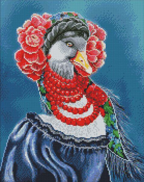 Алмазная мозаика Идейка Украинская гусыня 40x50 см (Id-AMO7601)