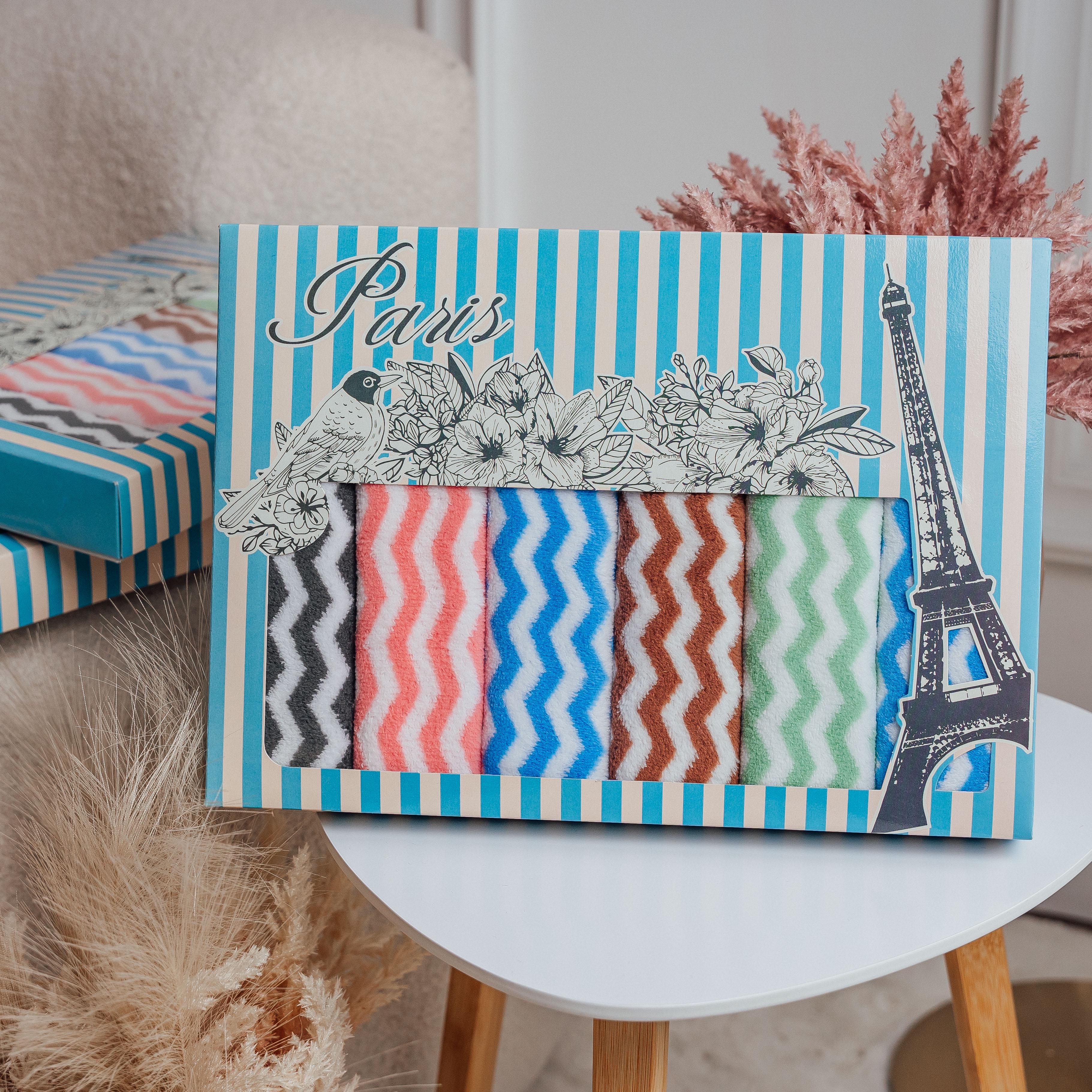 Набор кухонных полотенец 87151 Гармония линий 6 шт. 25х50 см (16482)