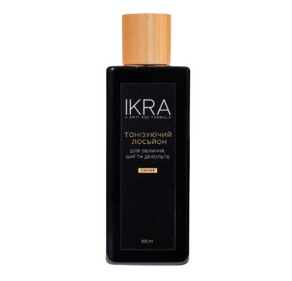 Лосьон тонизирующий для лица/шеи и декольте 200 мл Ikra (00526)