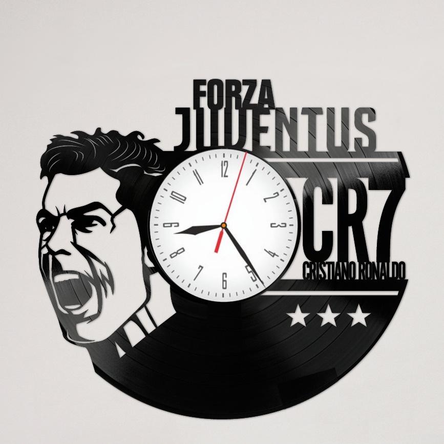Часы настенные Криштиану Роналду 2208 из виниловой пластинки