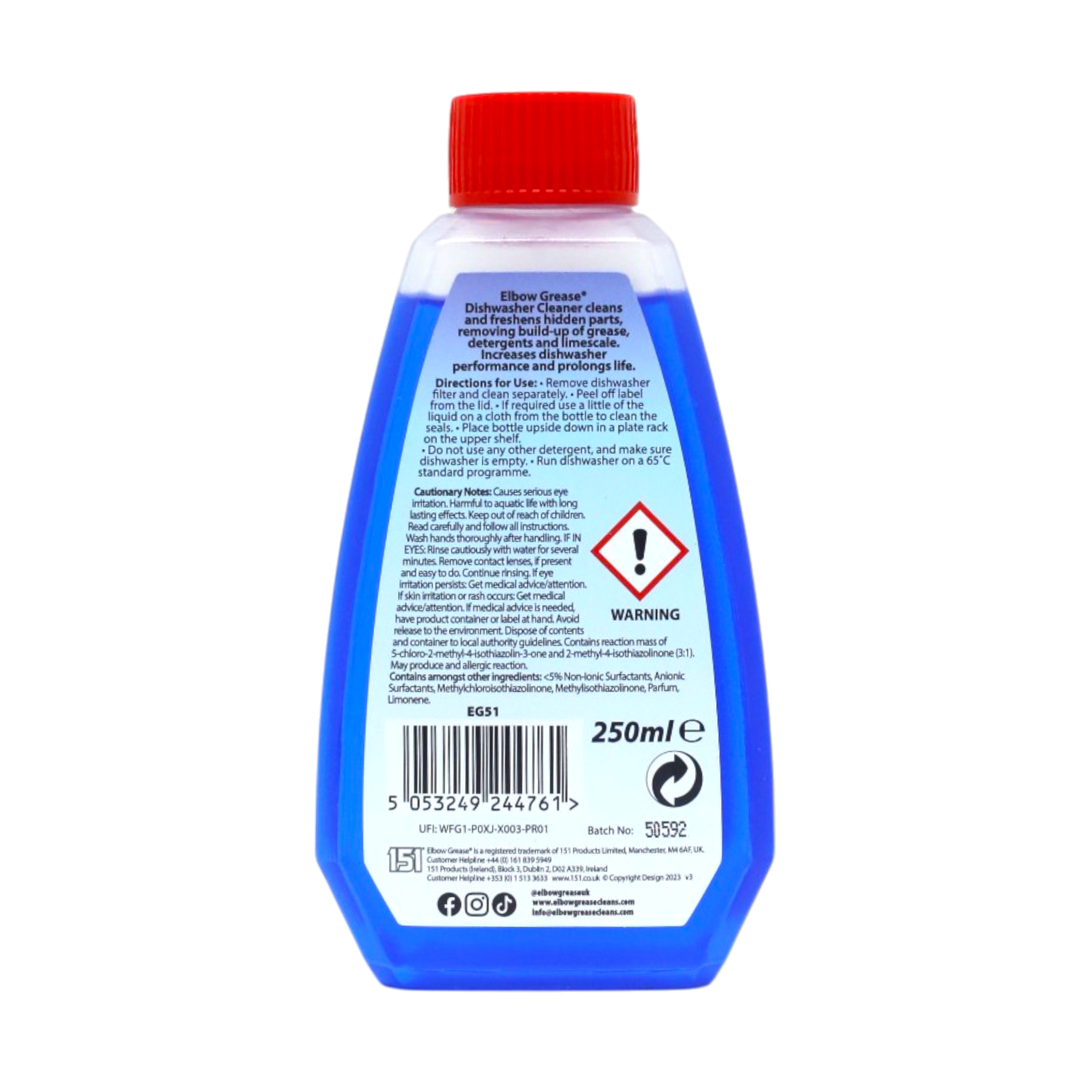 Средство для посудомоечной машины Elbow Grease чистящее 250 мл (НФ-00008919) - фото 2 Средство для посудомоечной машины Elbow Grease чистящее 250 мл (НФ-00008919) - фото 2