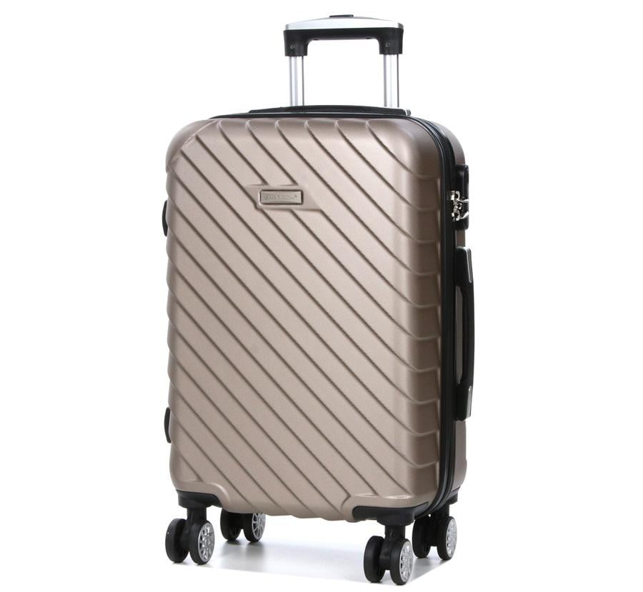 Чемодан маленький Madisson Snowball 03403 ABS-пластик S 58х38х23 см 35 л Шампань Чемодан маленький Madisson Snowball 03403 ABS-пластик S 58х38х23 см 35 л Шампань