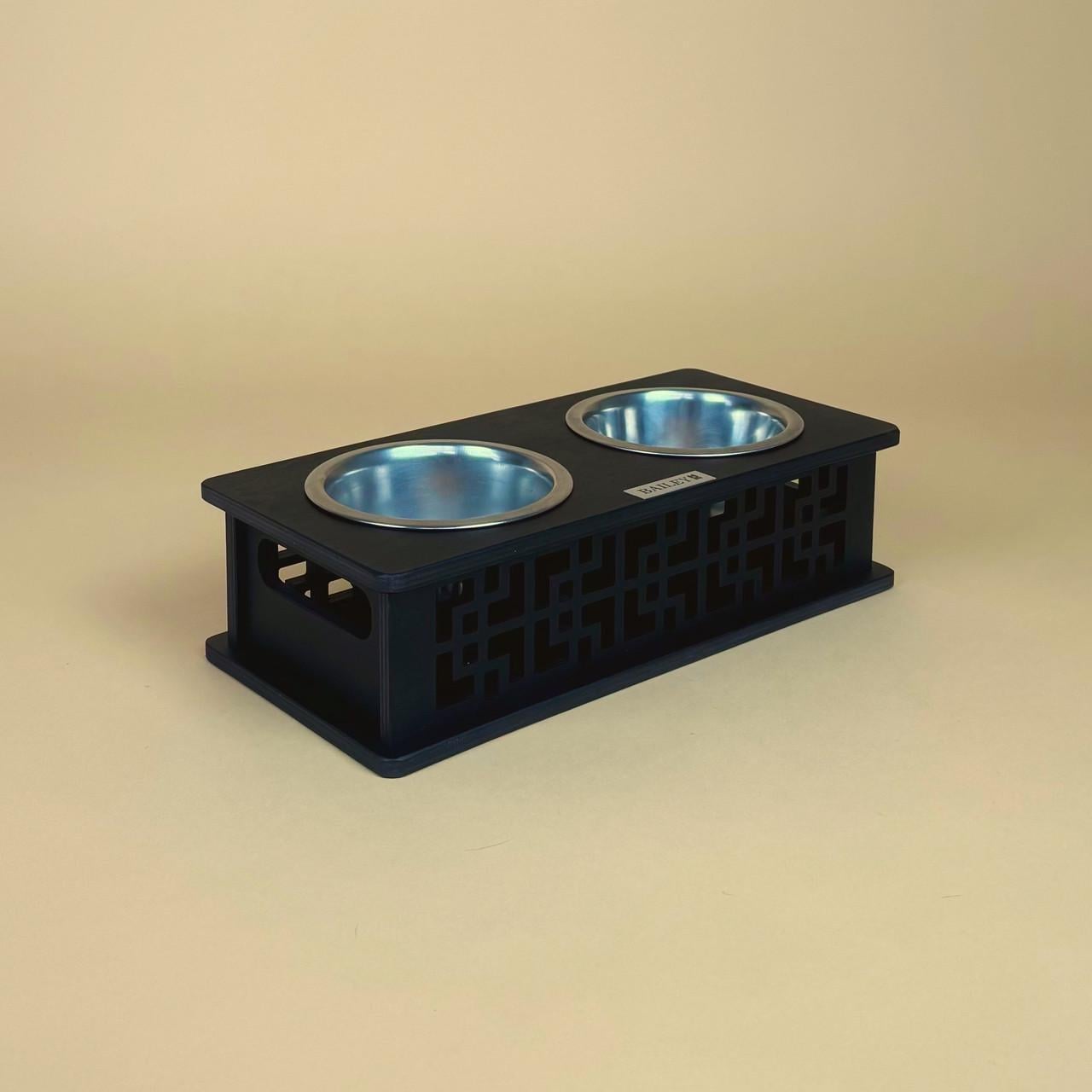 Кормушка для собак и кошек High-tech M Black (2491856849)