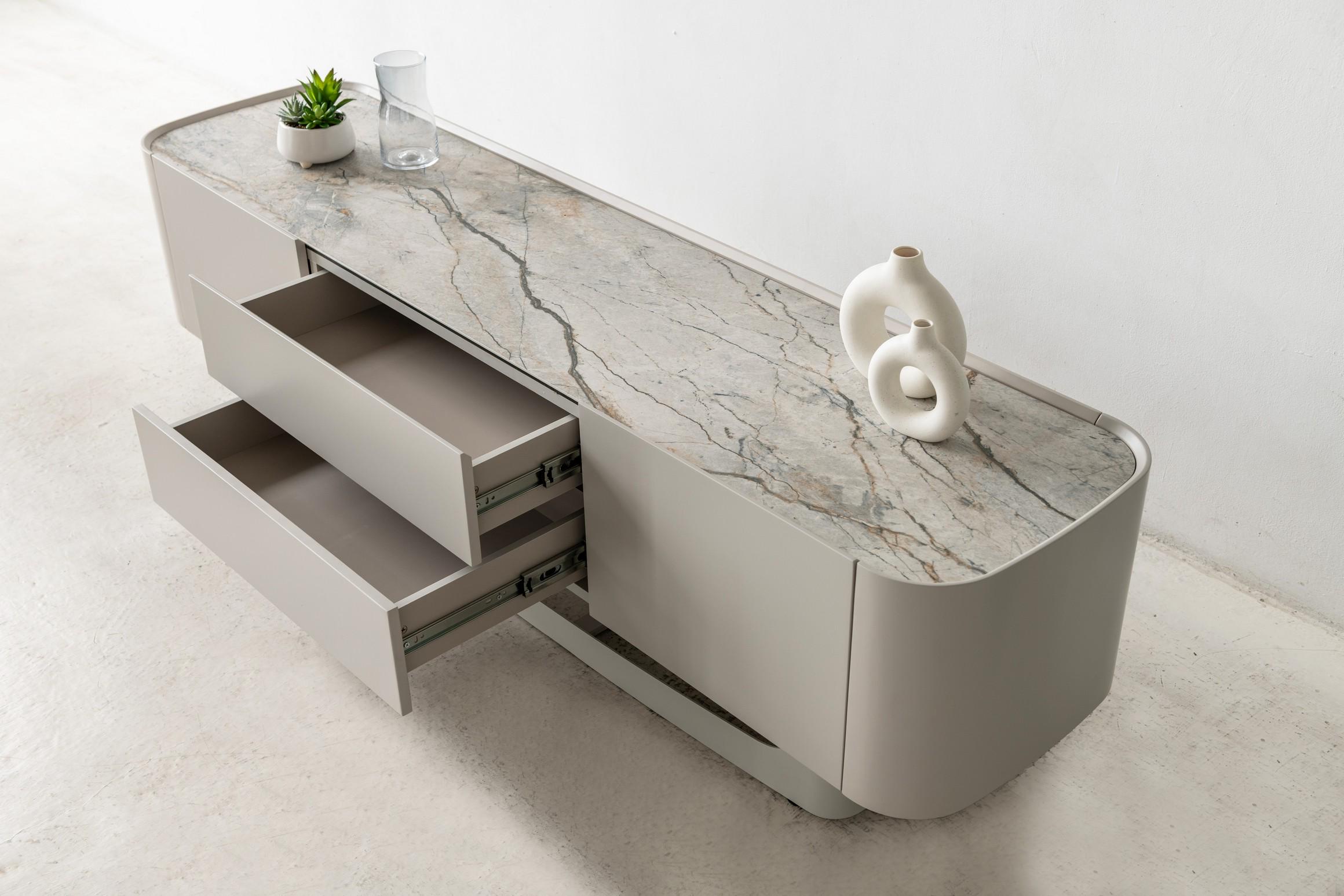 Тумба-ТВ Арно 1800х440х480 мм Сильвер ривер/Айвори (30941501) - фото 6 Тумба-ТВ Арно 1800х440х480 мм Сильвер ривер/Айвори (30941501) - фото 6