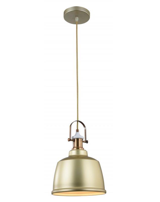 Світильник стельовий одинарний GTV ZENIT II 4043 AC220-240V 50/60Hz E27 IP20 ŚR 22,5 см Золотий (27550902)