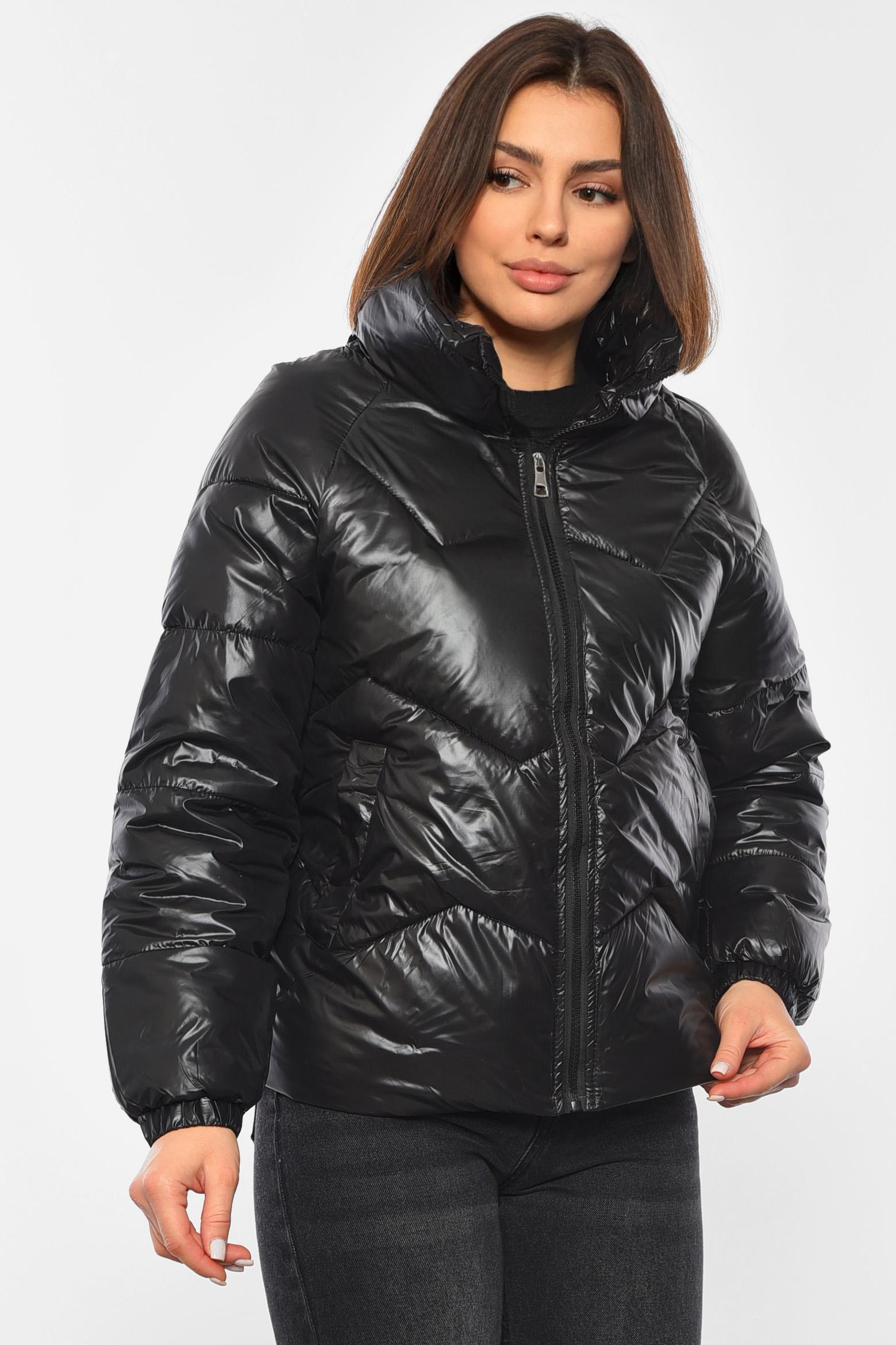 Куртка жіноча демісезонна L Чорний (193735) - фото 2 Куртка жіноча демісезонна L Чорний (193735) - фото 2