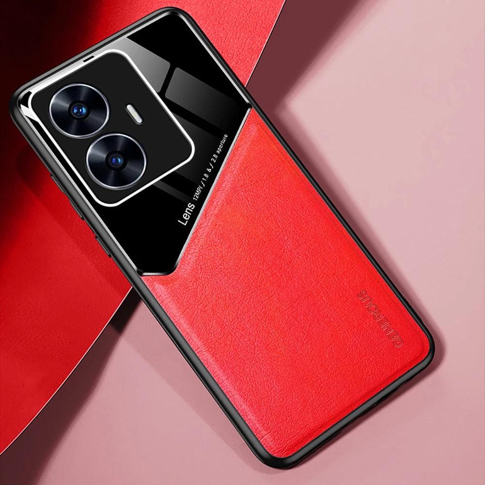 Комбинированный чехол Generous Realme C55 Red (36187-2D)