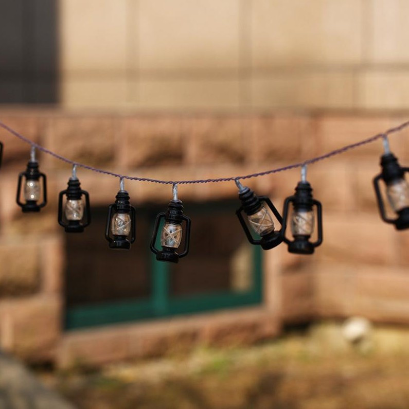 Світлодіодна гірлянда Ретро ліхтарики 7 м 20 LED від мережі 220В - фото 6