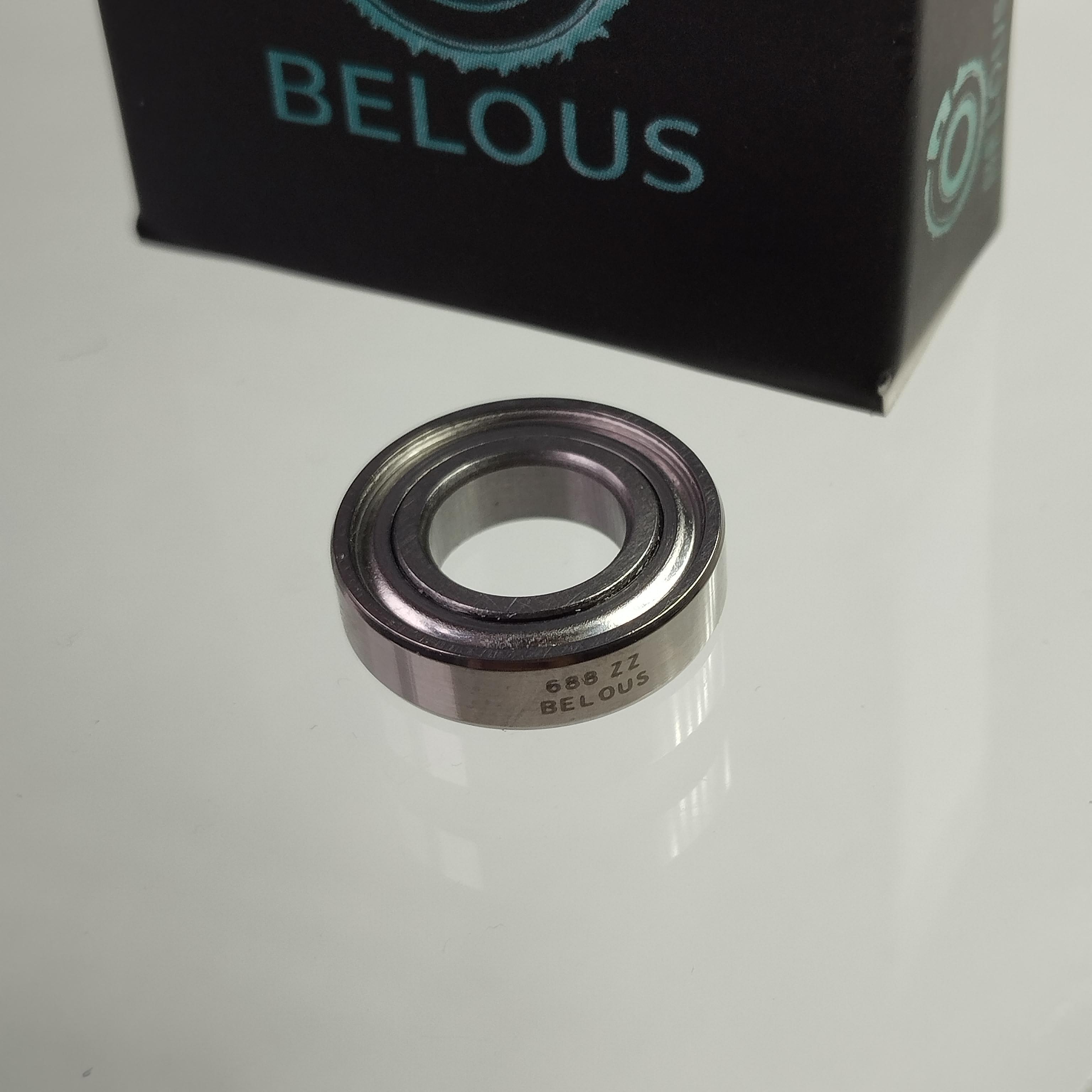 Підшипник BELOUS 688 ZZ кульковий однорядний 8 мм x 16 мм x 4 мм gcr15 ABEC3 rpm10000 (100323)