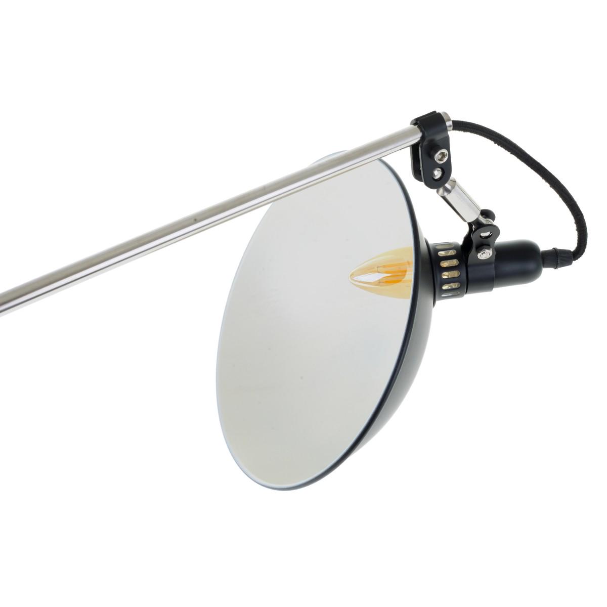 Настольная лампа Brille MTL-37 BK E14 трансформер для офиса для школьника для дома прикроватная - фото 5 Настольная лампа Brille MTL-37 BK E14 трансформер для офиса для школьника для дома прикроватная - фото 5