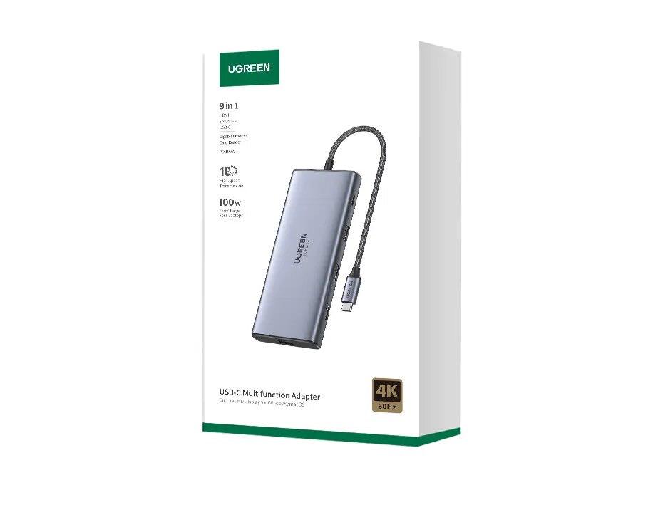 Концентратор UGREEN CM681 Type-C 11в1 Hub (15965) - фото 12