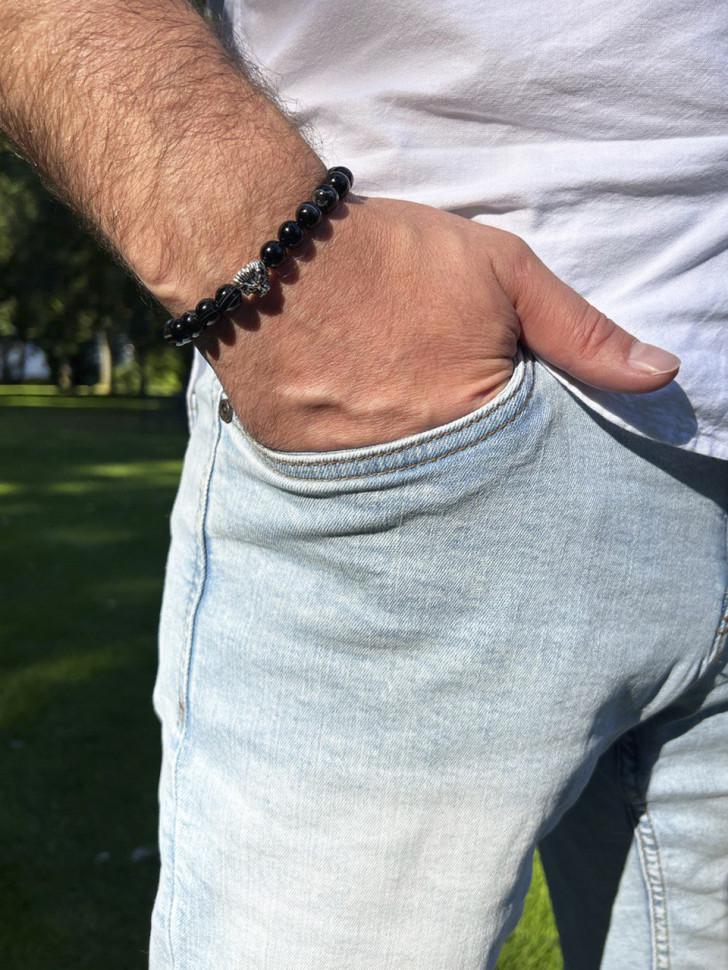 Браслет із агата з левом (5062) Браслет із агата з левом (5062)