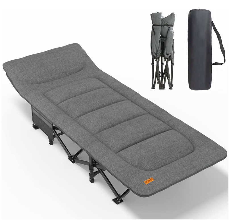 Шезлонг-кровать складная WCG CC-S08 матрас и подушка (CC-S08) - фото 10