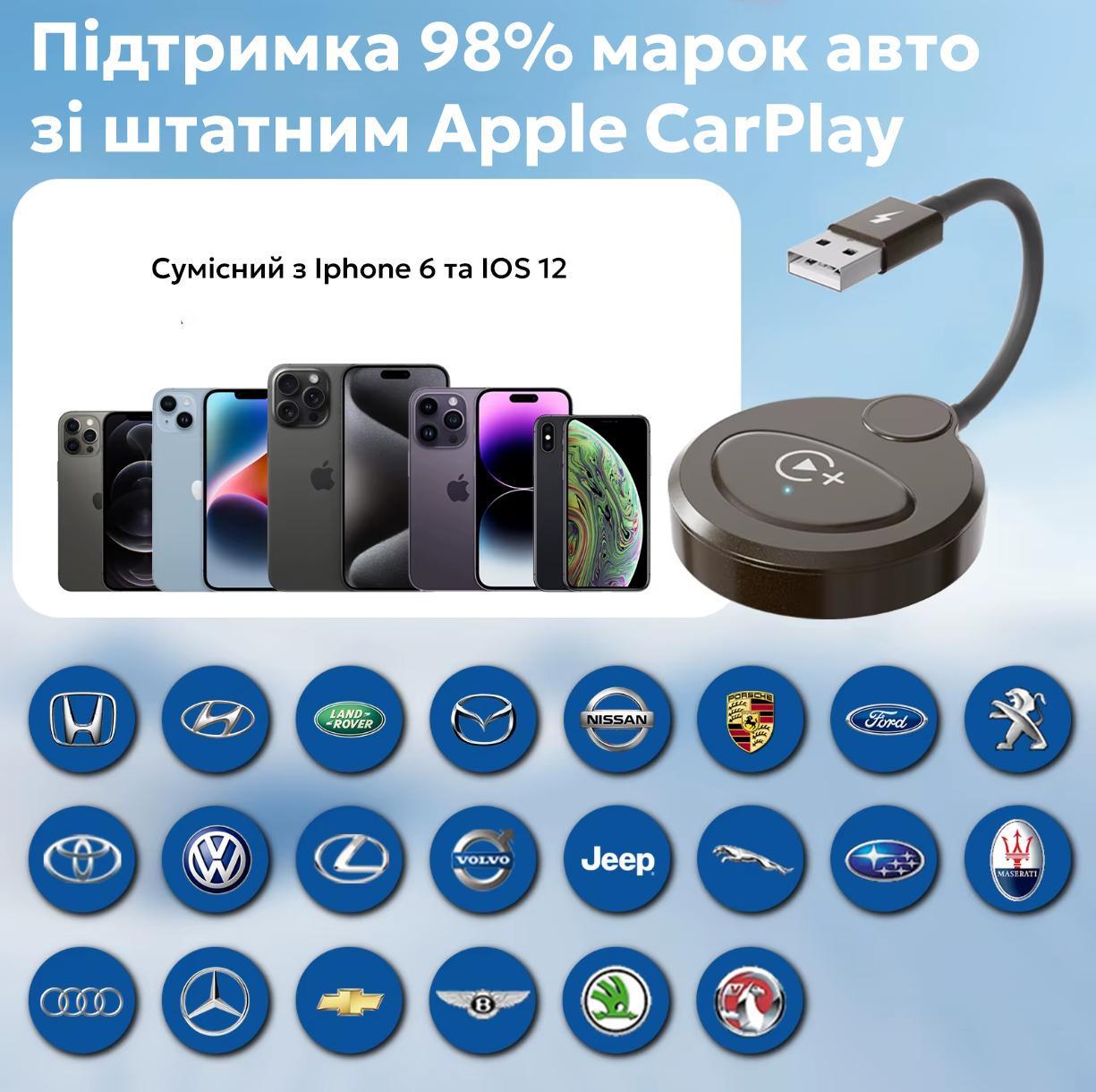 Відеоадаптер бездротовий Android Auto із Netflix/YouTube/Tiktok для автомобілів з дротовим підключенням Android Auto - фото 8