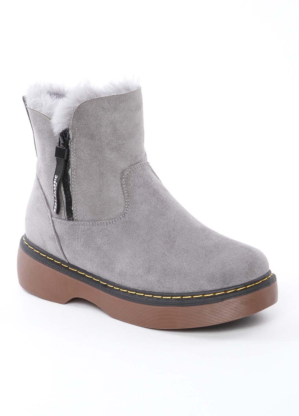 Черевики жіночі Fashion 337574 р. 36 23,5 см Сірий - фото 6 Черевики жіночі Fashion 337574 р. 36 23,5 см Сірий - фото 6