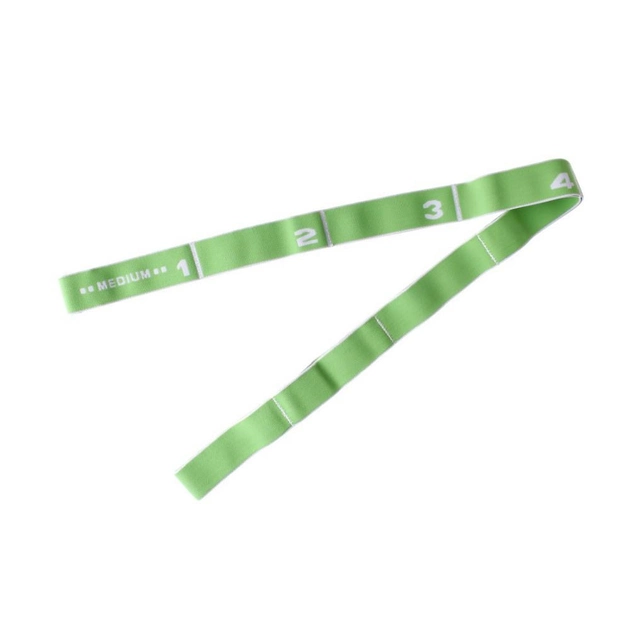 Еспандер з петлями RESISTANCE BAND-MEDIUM 90х3,3 см Зелений (LS3660-M) - фото 2