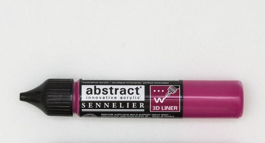 Лінер акриловий Sennelier Abstract 3D 27 мл темна Маджента