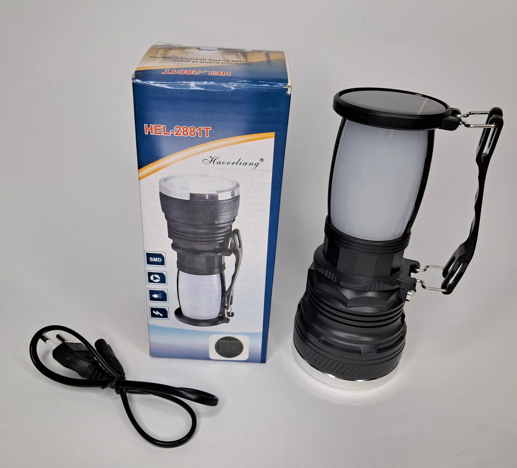 Фонарь кемпинговый LED YAJIA HEL-2881T Черный (HEL-2881T)