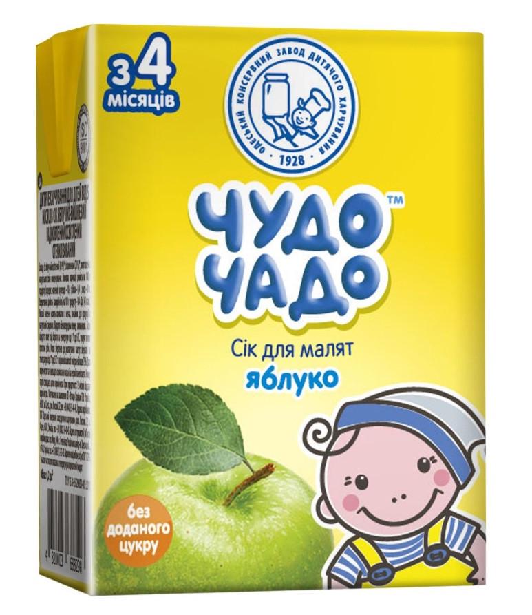 Сік яблучний Чудо-Чадо освiтлений 200 мл (2482544636)