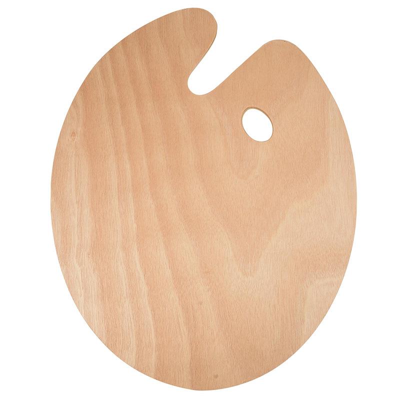 Палитра деревянная овальная 30х40 см (WN-OP3040) Палитра деревянная овальная 30х40 см (WN-OP3040)