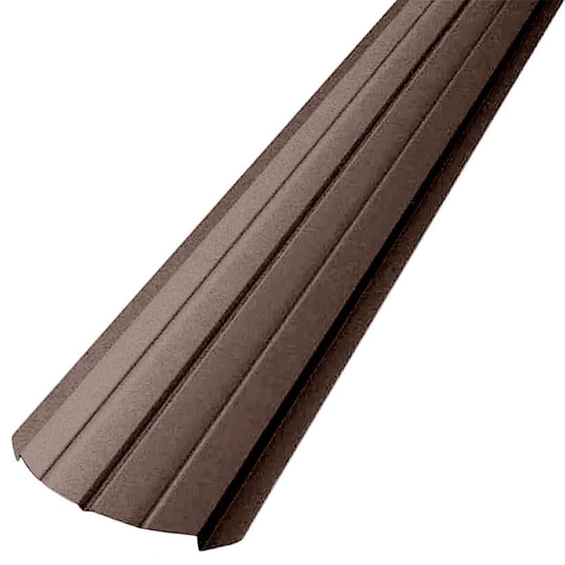 Штакетник двухсторонний металлический 0,45 мм RAL 8017 МАТ 113 мм (29052926)