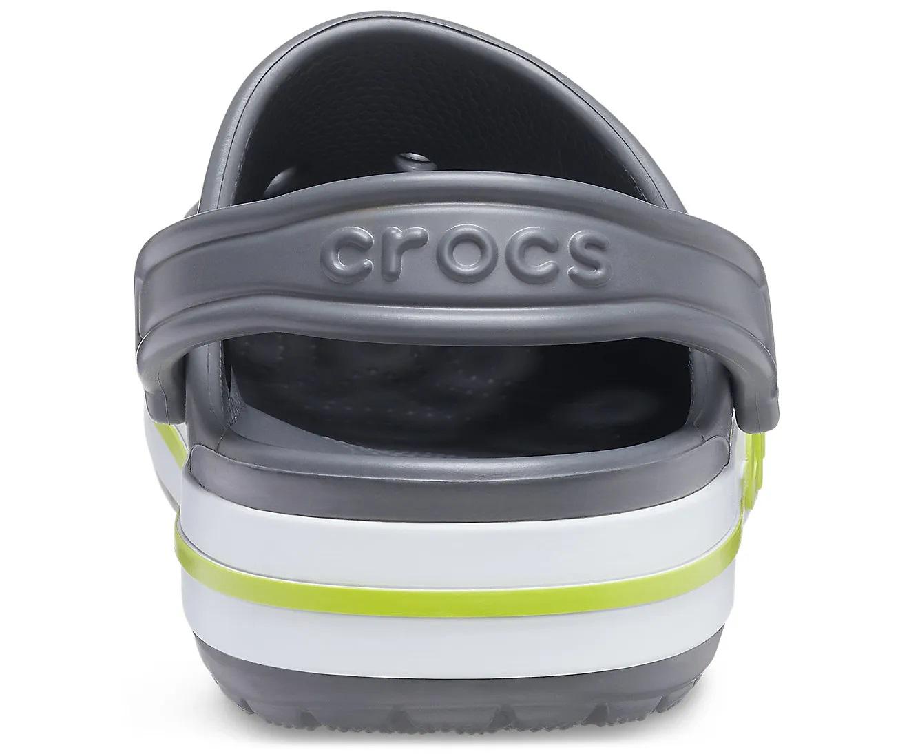 Сабо Crocs Bayaband Clog M8W10 р. 41 26,5 см Slate Grey Lime Punch (205089) - фото 5