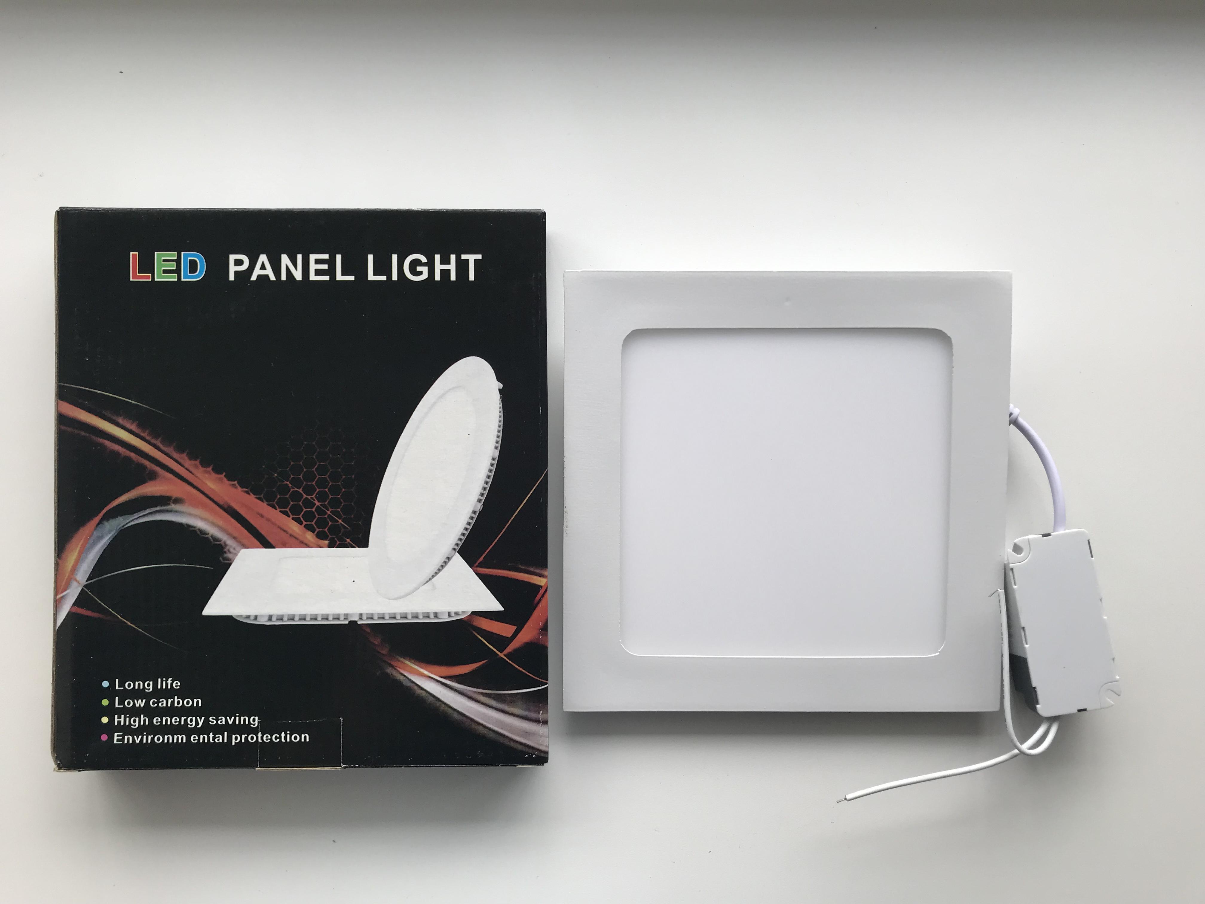 Світильник світлодіодний врізний квадрат Ledex 12 Вт 4000K Білий колір (102212) Світильник світлодіодний врізний квадрат Ledex 12 Вт 4000K Білий колір (102212)