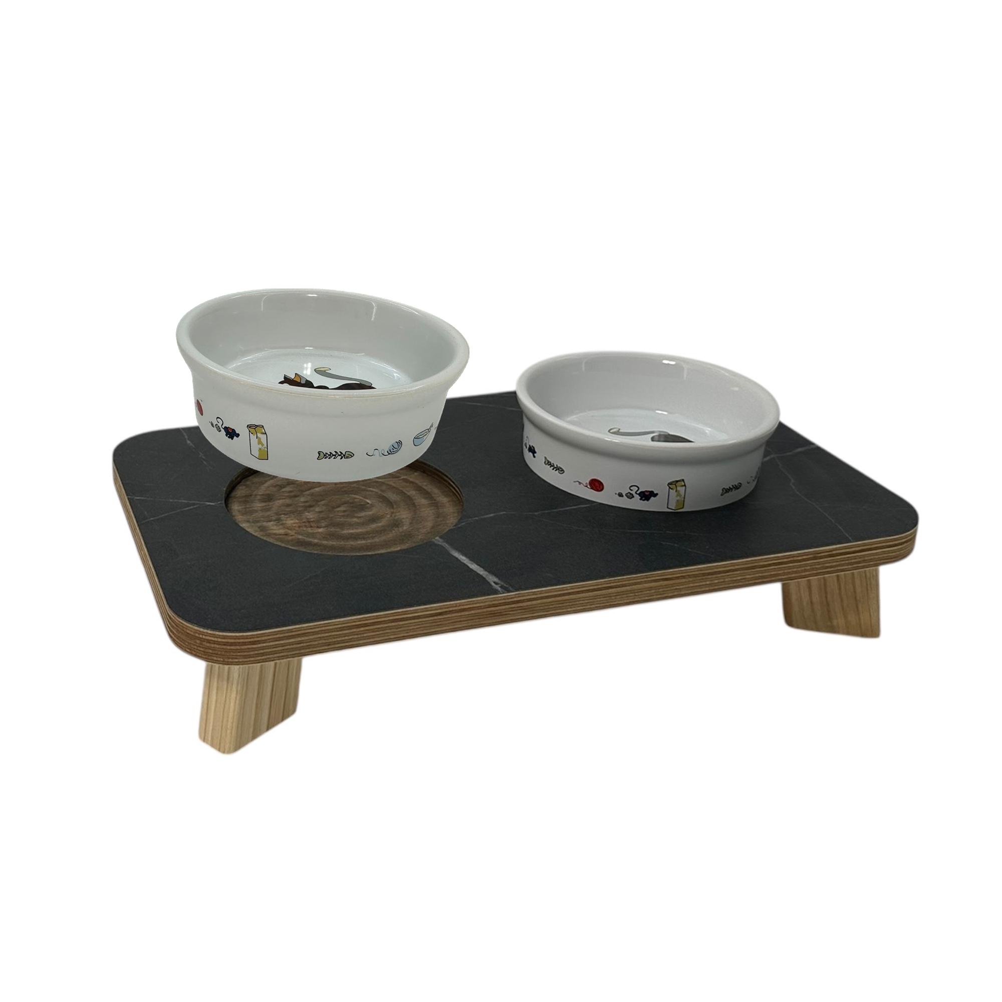 Подставка под мисочки Trixie для собак и кошек с мисками 2х200 мл - фото 2 Подставка под мисочки Trixie для собак и кошек с мисками 2х200 мл - фото 2