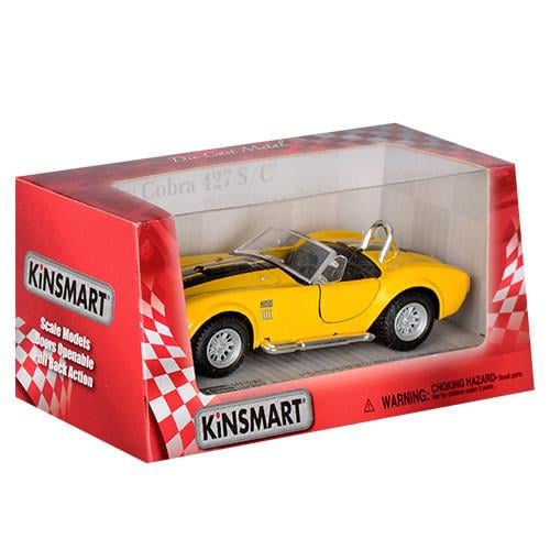 Игрушечная машинка SHELBY COBRA KT5322W инерционная Желтый (3074121807) Игрушечная машинка SHELBY COBRA KT5322W инерционная Желтый (3074121807)