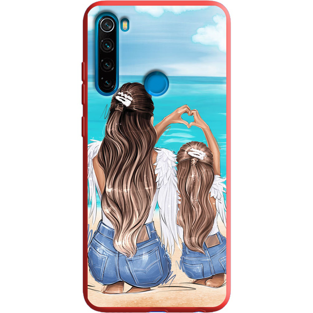 Чехол Boxface Xiaomi Redmi Note 8 Family Vacation Красный силикон (38214-up2380-38683)