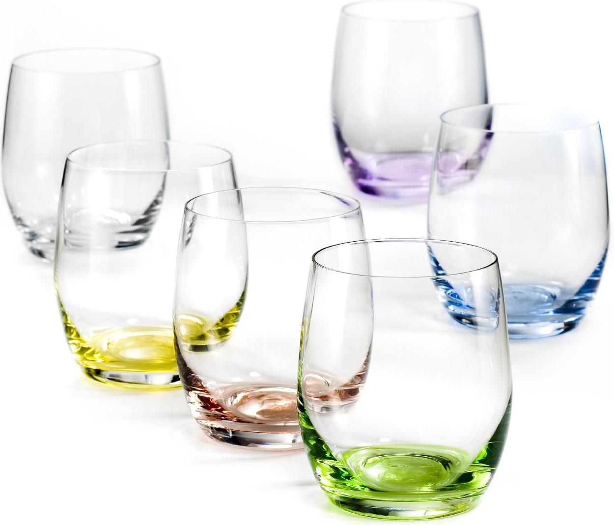 Набір стаканів Bohemia Rainbow 350 мл 6 предметів (25180/350S/D4662) Набір стаканів Bohemia Rainbow 350 мл 6 предметів (25180/350S/D4662)