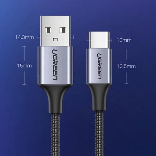 Кабель Ugreen USB 2.0 AM-Type-C M US288 3 A 18 W 3 м (60408) - фото 6