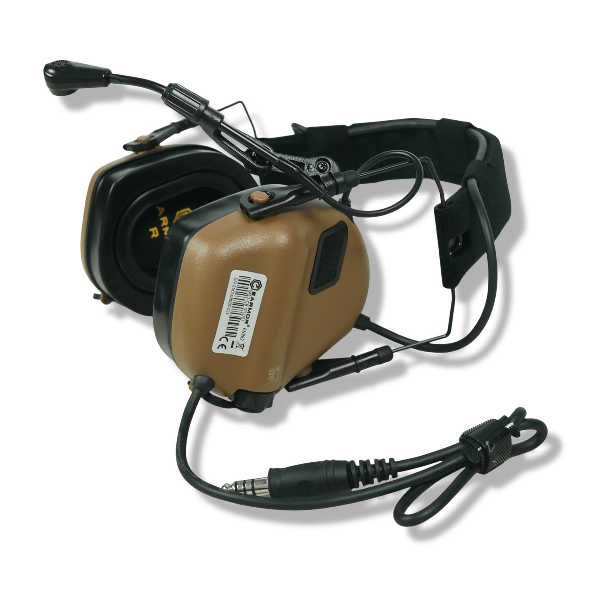 Наушники Earmor M32 PLUS со съемным микрофоном 82 дБ Койот (27668232) - фото 4 Наушники Earmor M32 PLUS со съемным микрофоном 82 дБ Койот (27668232) - фото 4