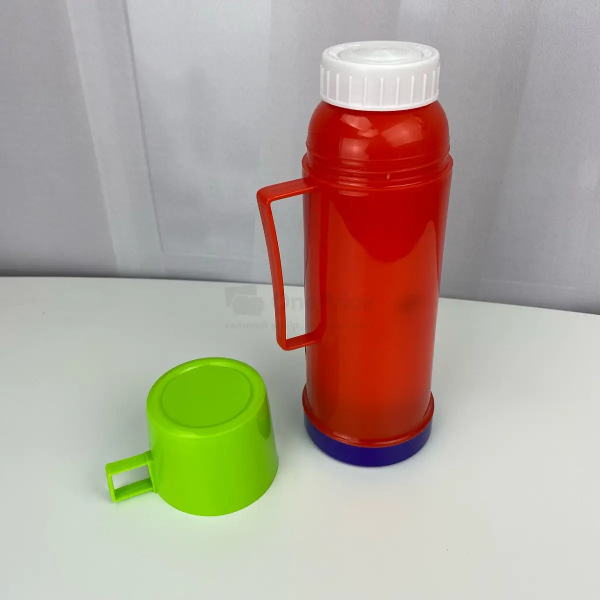 Термос с ручкой Stenson MT-4577-5 500 мл Red/Green (13379761) - фото 2 Термос с ручкой Stenson MT-4577-5 500 мл Red/Green (13379761) - фото 2