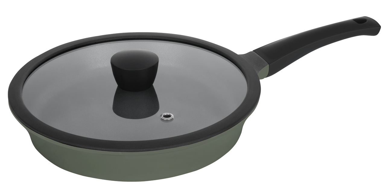 Сковорода Ringel Zitrone 28 см Olive (RG-2108-28/OL) - фото 4 Сковорода Ringel Zitrone 28 см Olive (RG-2108-28/OL) - фото 4